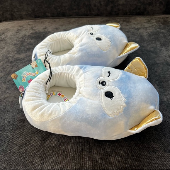 NWT Squishmallows Girls Plush Full-Body Step-In Slipper Size 4/5 - Picture 4 of 8